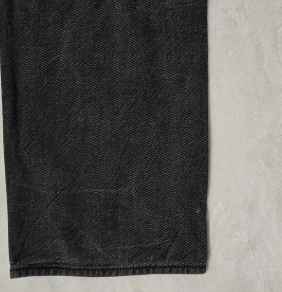 Levi's 501 Men's Jeans Dark Gray Size 40/30 Straight Leg Stylish Distressed - Picture 8 of 11